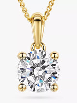 John Lewis Jools by Jenny Brown Cubic Zirconia Solitaire Pendant Necklace- Buy online at McGrocer