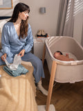 Stokke Snoozi Bassinet baby crib for infant sleep (British brand)