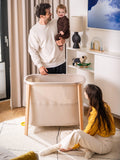 Stokke Snoozi Bassinet baby crib for infant sleep (British brand)