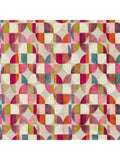 Clarke & Clarke Delaunay Furnishing Fabric, Magenta/Peacock