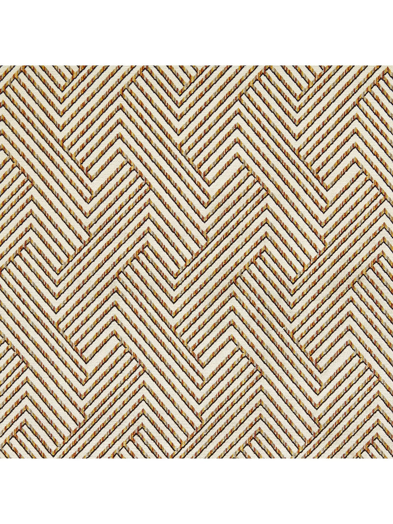 Clarke & Clarke Grassetto geometric velvet furnishing fabric, UK version