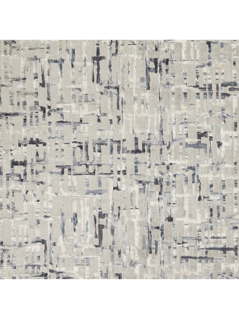 Clarke & Clarke Quadrata Charcoal furnishing fabric (British brand)