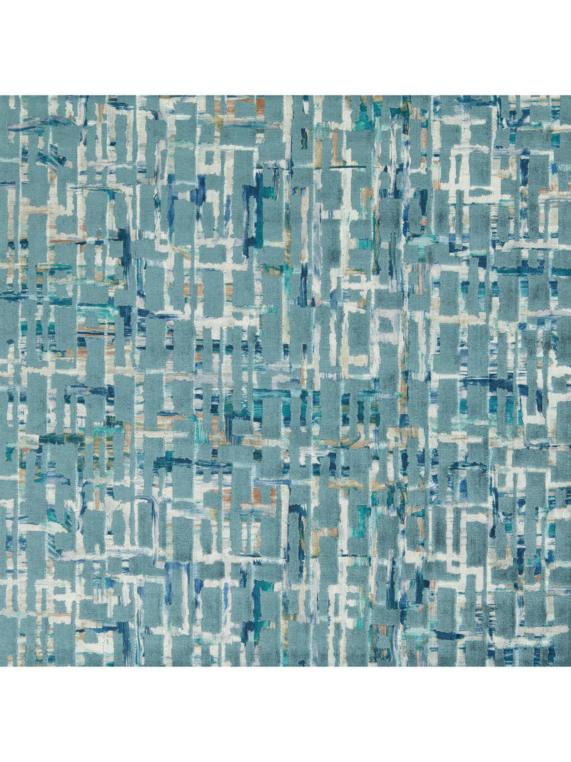 Clarke & Clarke Quadrata Furnishing Fabric, Teal/Mineral