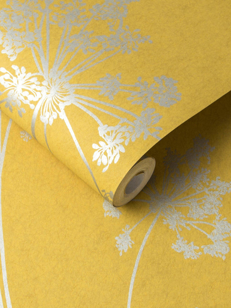 Graham & Brown Anthriscus wallpaper blue 10m 52cm, imported from the UK