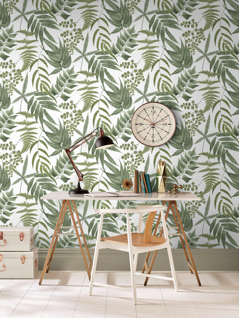 Graham & Brown Midsummer Fern wallpaper Lush, UK version
