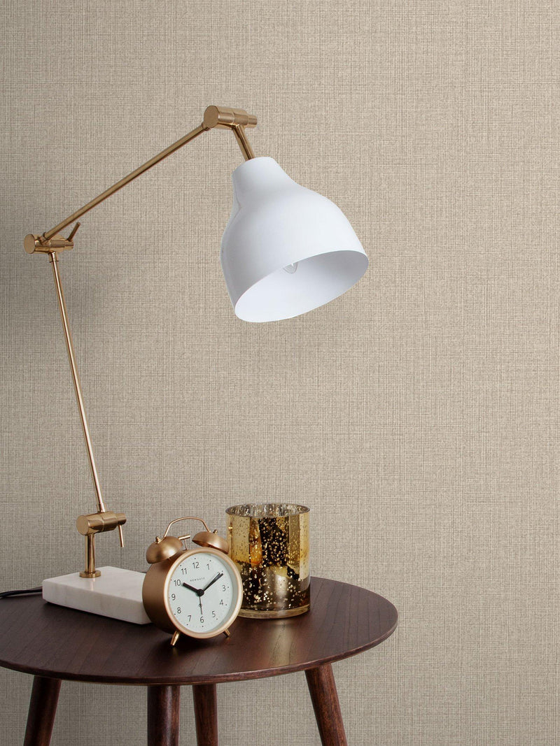 Graham & Brown linen wallpaper beige 10m x 52cm (British brand)