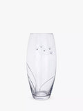 Dartington Crystal glass vase Glitz Lily H30cm, imported from the UK