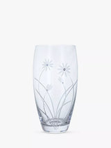 John Lewis Dartington Crystal Glitz Daisy Glass Vase Clear 26cm- Buy online at McGrocer