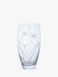 Dartington Crystal Glitz Daisy Glass Vase H26Cm Clear
