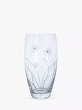 Dartington Crystal Glass Vase Glitz Daisy Clear 26cm - British product