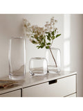 LSA International glass vase clear H24cm, UK version