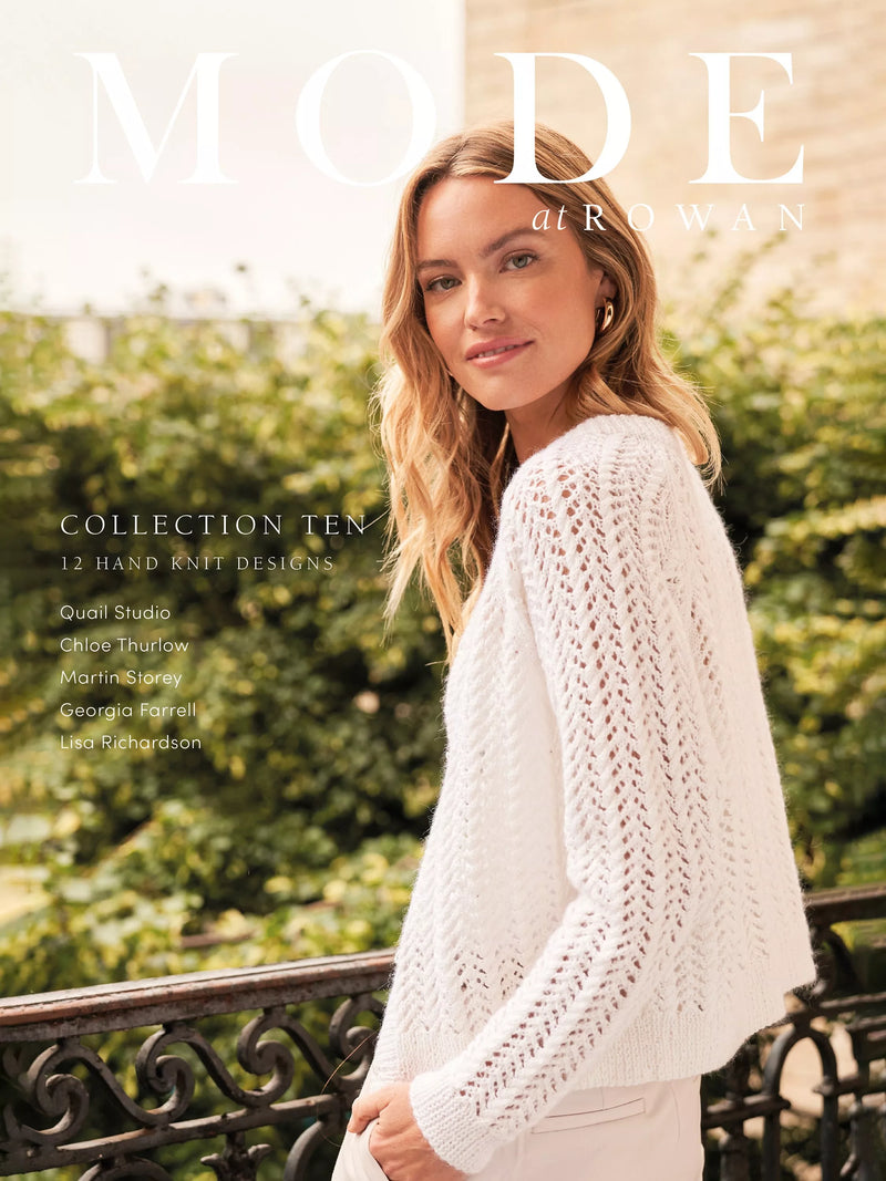 Rowan Mode Collection Ten knitting pattern book, UK version