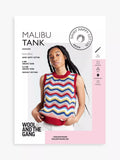 Wool And The Gang Malibu Tank crochet pattern, imported from the UK
