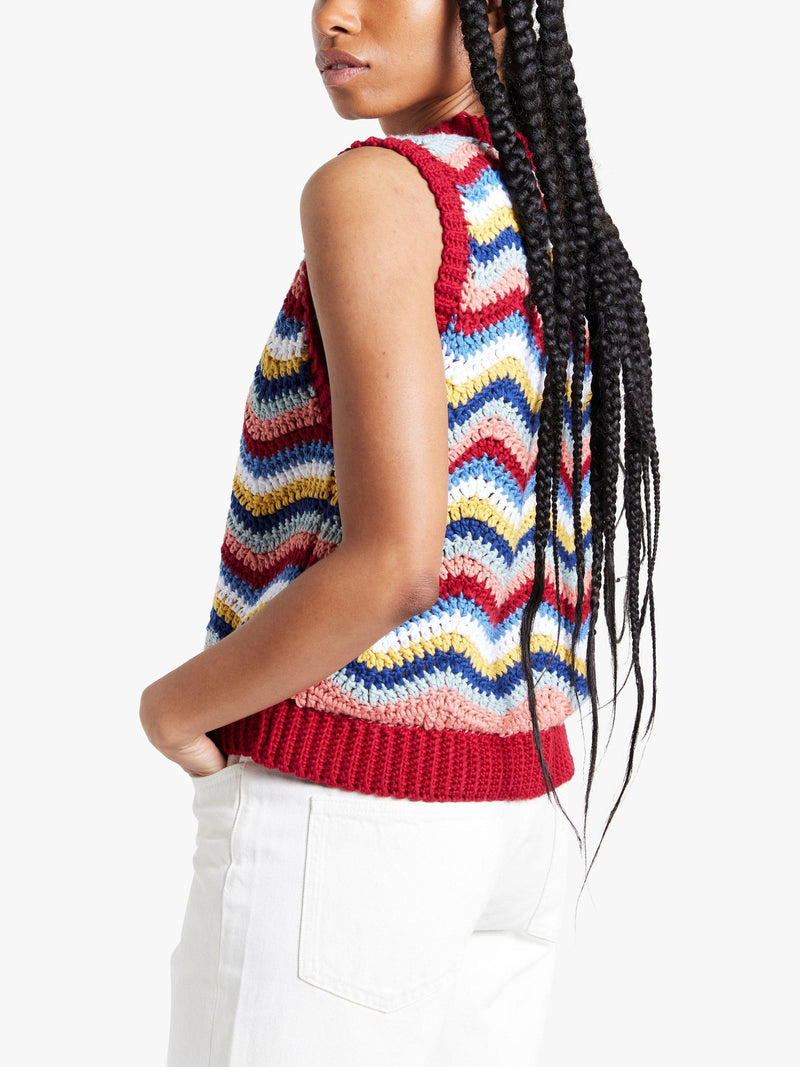 Wool And The Gang Malibu Tank crochet pattern, imported from the UK