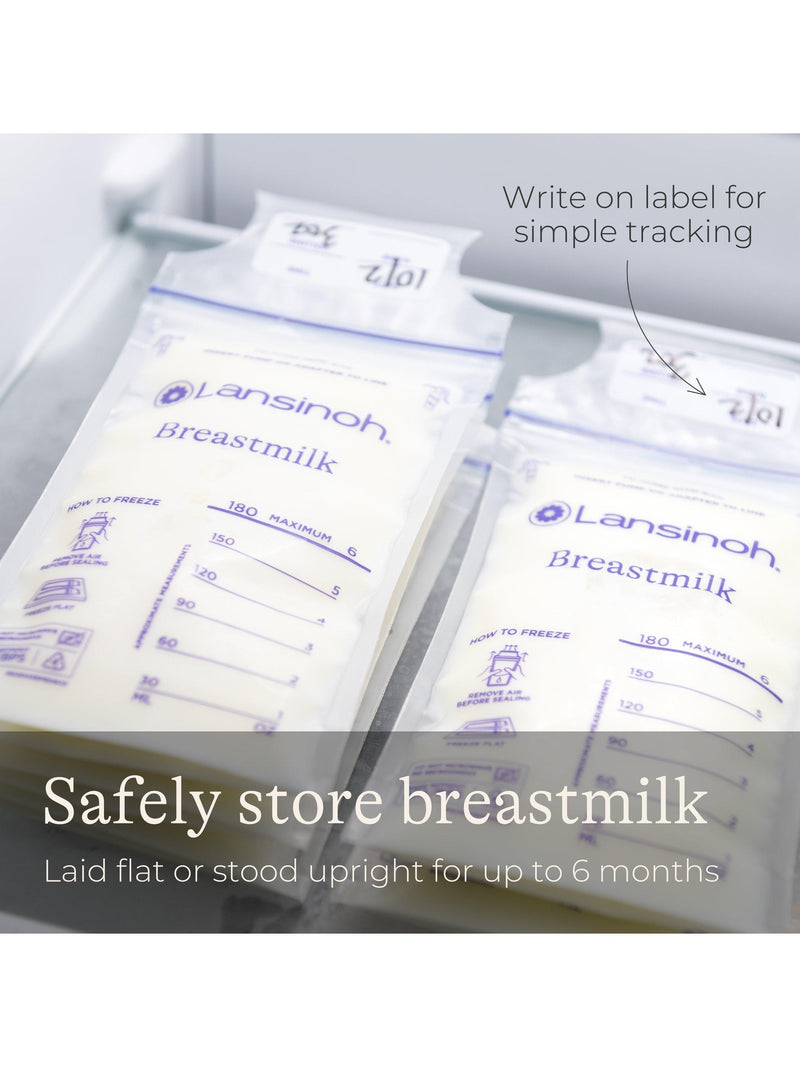 Lansinoh breastmilk storage bags pack of 50, UK version