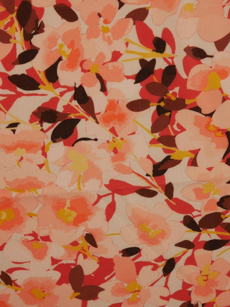 Montreux Fabrics pastel flowers jersey fabric pink 150cm, imported from the UK