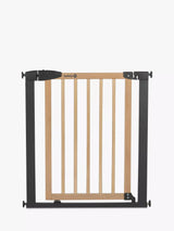 John Lewis Safety 1st Simply Close Wood and Metal Safety Gate Natural Graphite- Buy online at McGrocer