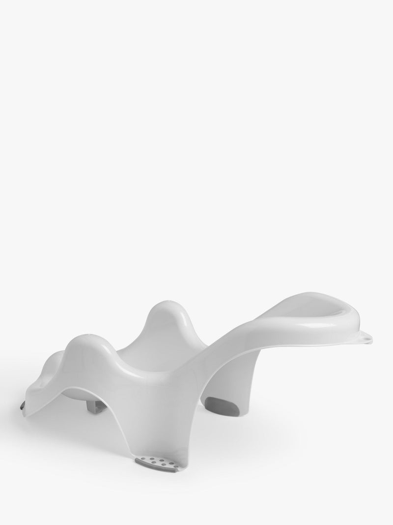 John Lewis baby bath seat in white for infants up to 6 months, UK version