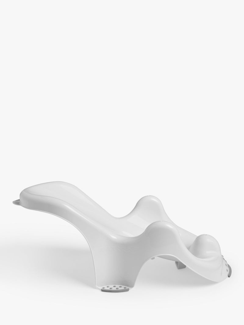 John Lewis baby bath seat in white for infants up to 6 months, UK version