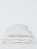 John Lewis toddler duvet set, 4 Tog, White, Cotbed, UK version
