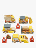 Le Toy Van wooden construction vehicle set, UK version
