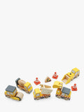 Le Toy Van wooden construction vehicle set, UK version