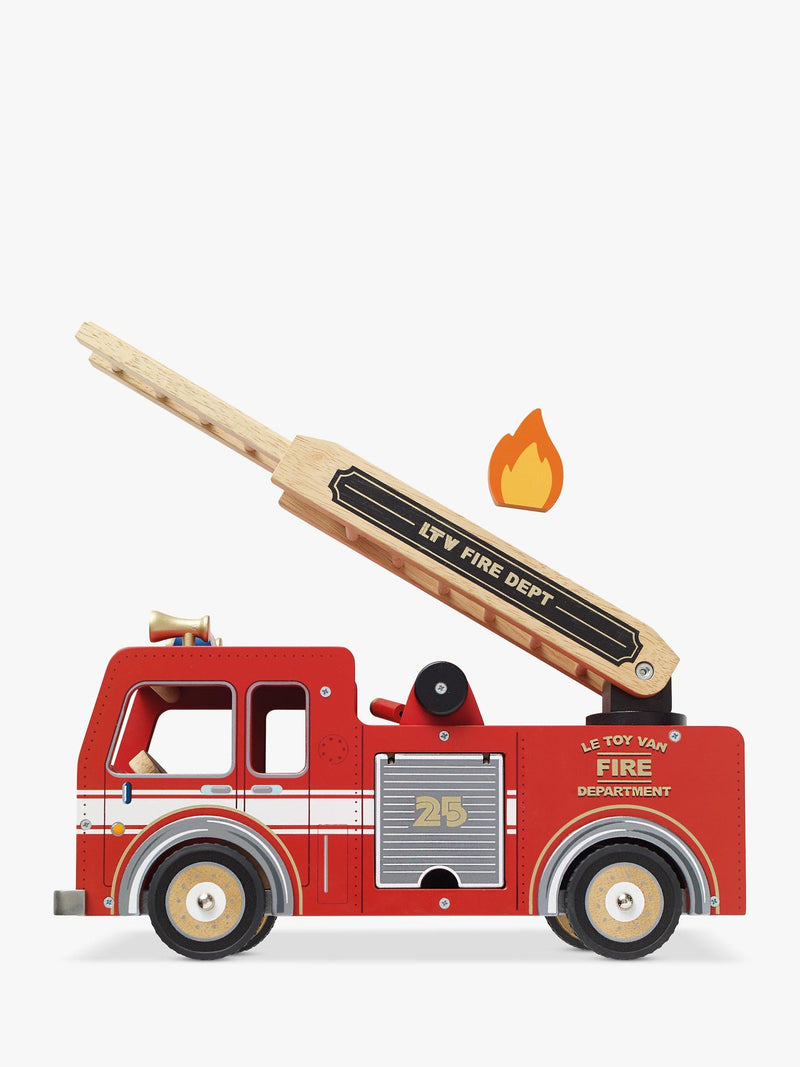 Le Toy Van retro-style wooden fire engine, UK version