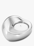 Georg Jensen heart stainless steel tealight holder, UK version