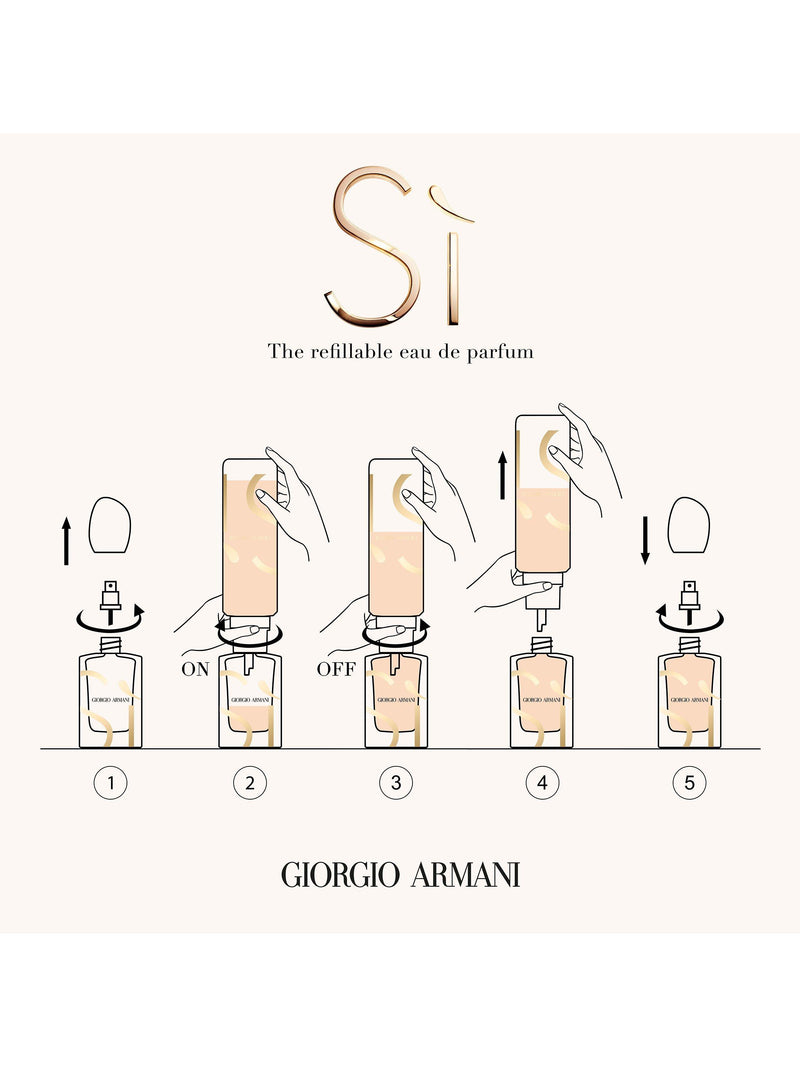 Giorgio Armani Sì Eau de Parfum refill 100ml (British brand)
