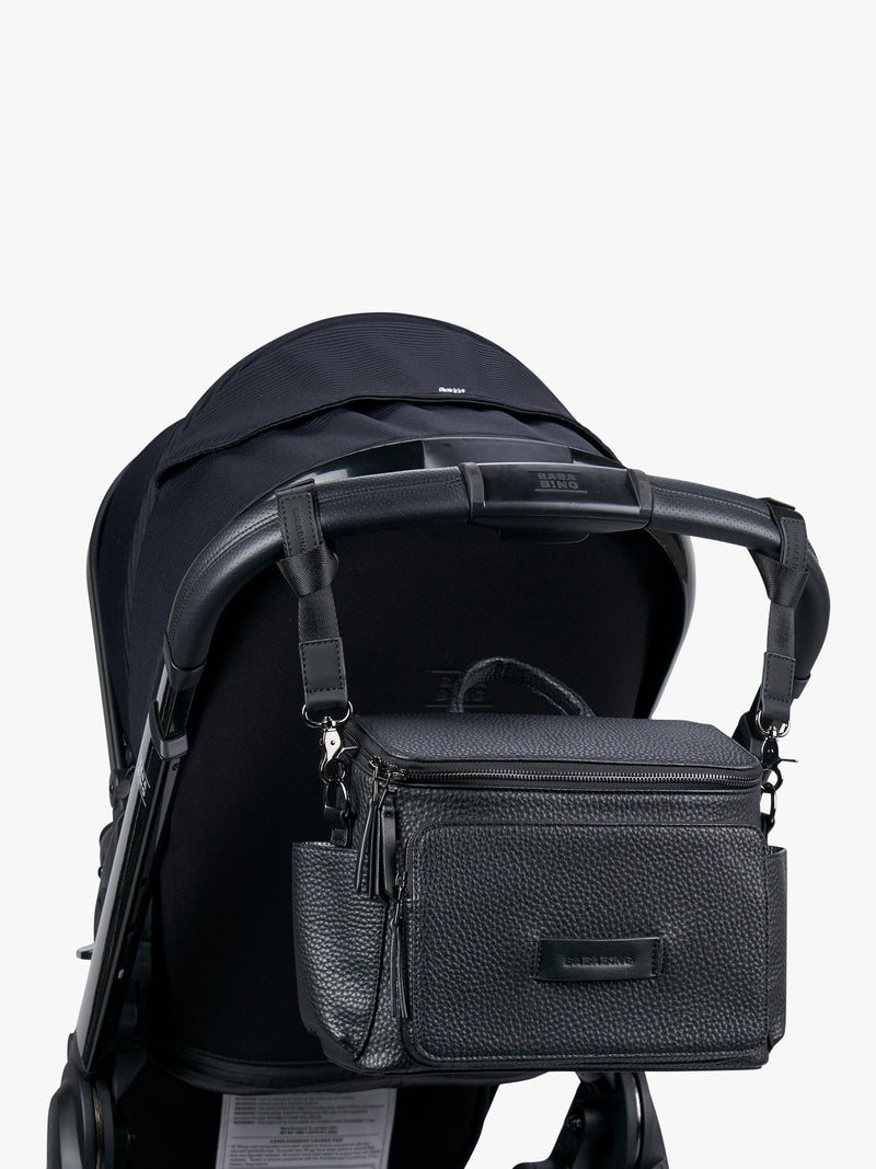 BabaBing Isla Vegan Leather Changing Bag Black - British product