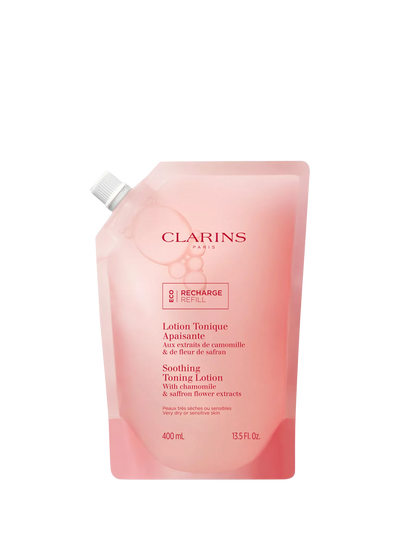 John Lewis Clarins Soothing Toning Lotion Refill 400ml- Buy online at McGrocer