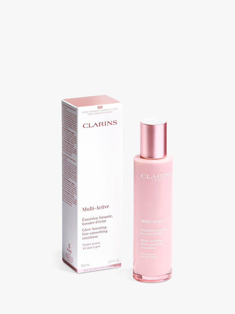 Clarins Multi-Active Emulsion 100ml skincare product, UK version