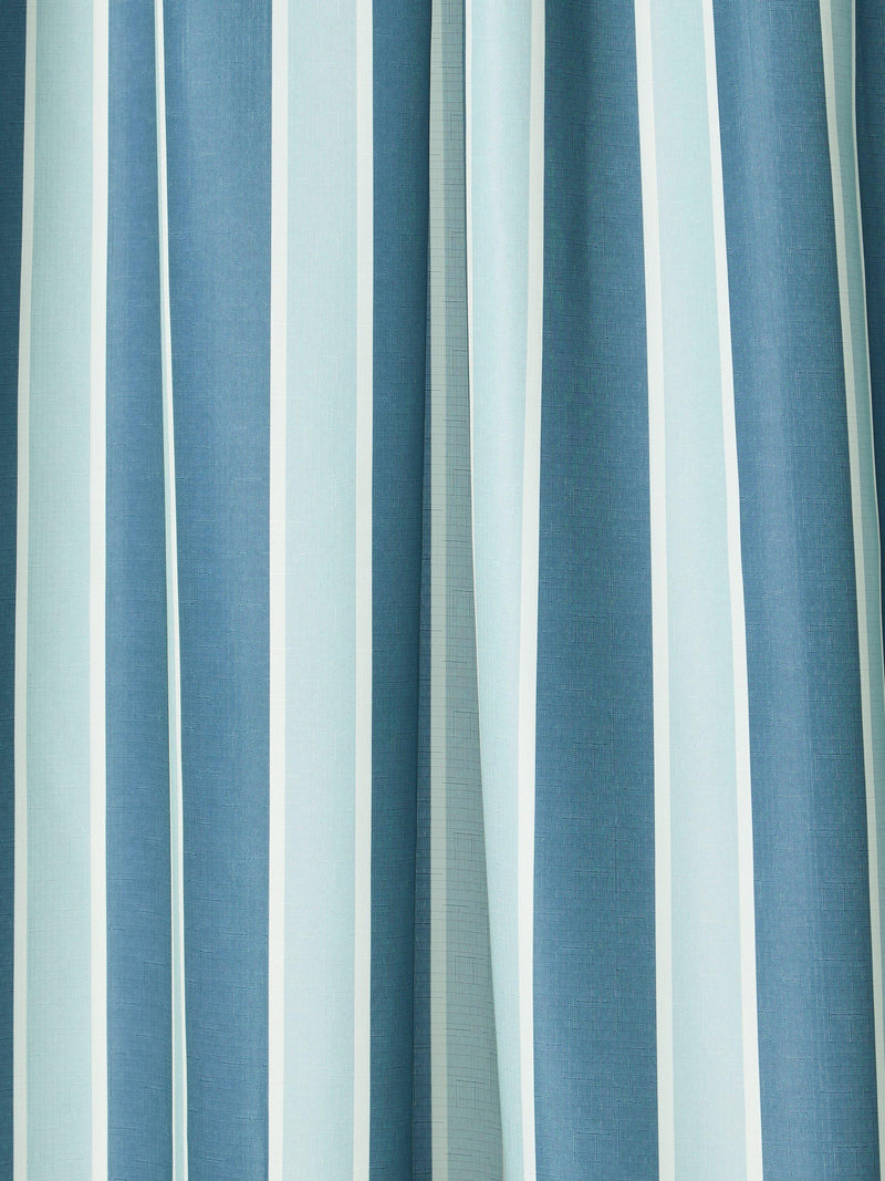 John Lewis double stripe navy shower curtain 180x180cm - British product