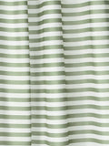 John Lewis green horizontal stripe shower curtain 180x180cm, UK version