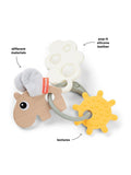 Done by Deer Happy Clouds sensory activity ring with silicone cloud teether, UK version