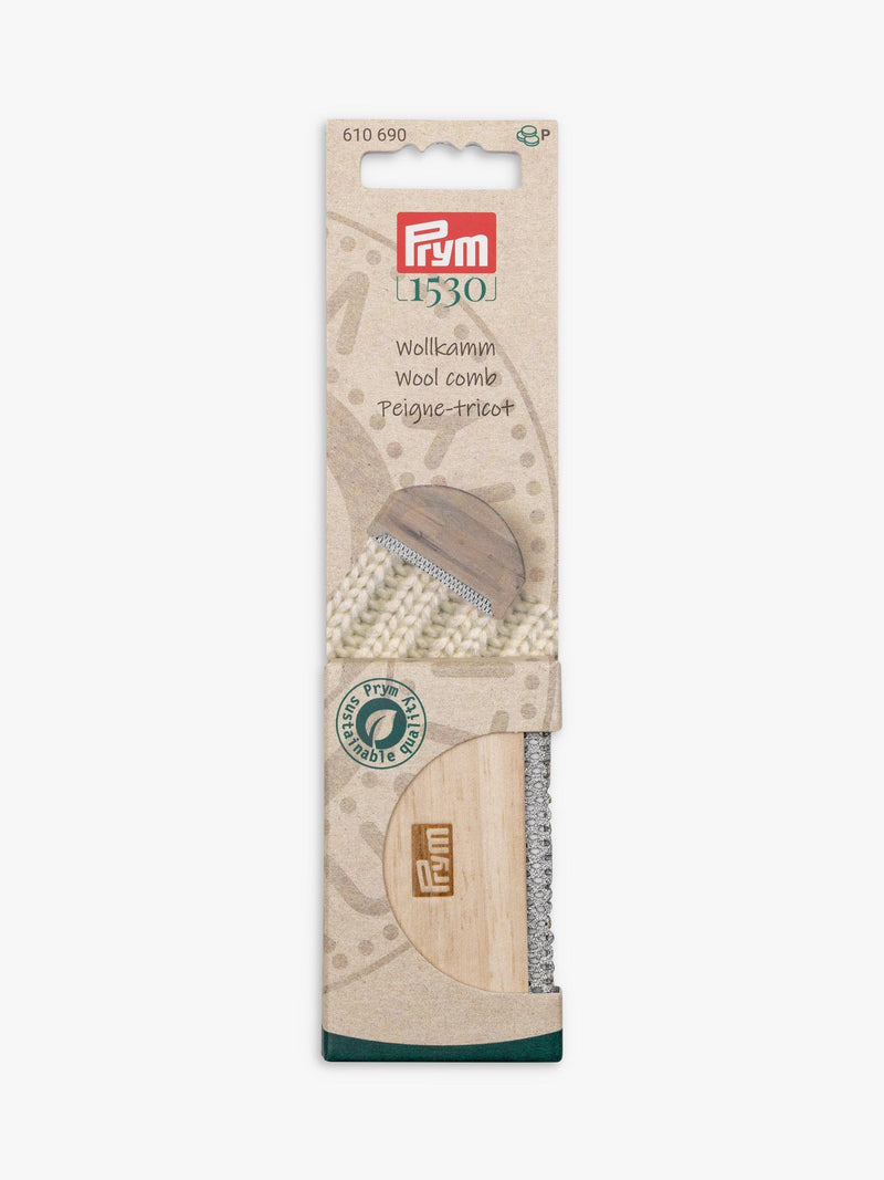 Prym wool comb wooden tool 7.6cm (British brand)