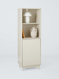 John Lewis Format Narrow bookcase in greige (British brand)