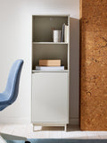 John Lewis Format Narrow bookcase in greige (British brand)