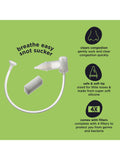 Vital Baby baby nasal decongester with soft silicone tip (British brand)
