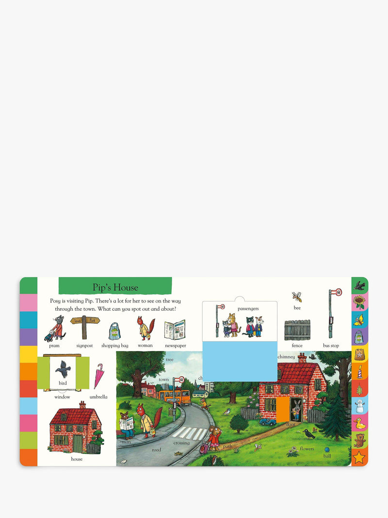 Nosy Crow Pip and Posy Big Book of Words board book, imported from the UK