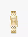 HUGO BOSS women's square watch gold bracelet, UK version