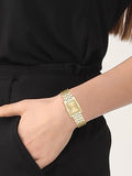 HUGO BOSS women's square watch gold bracelet, UK version
