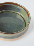 John Lewis stoneware dog bowl, small, green and multi-color, UK version