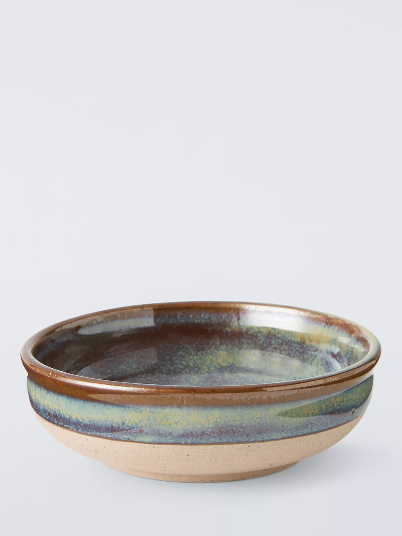John Lewis stoneware cat bowl green multi UK version
