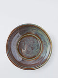 John Lewis stoneware cat bowl green multi UK version