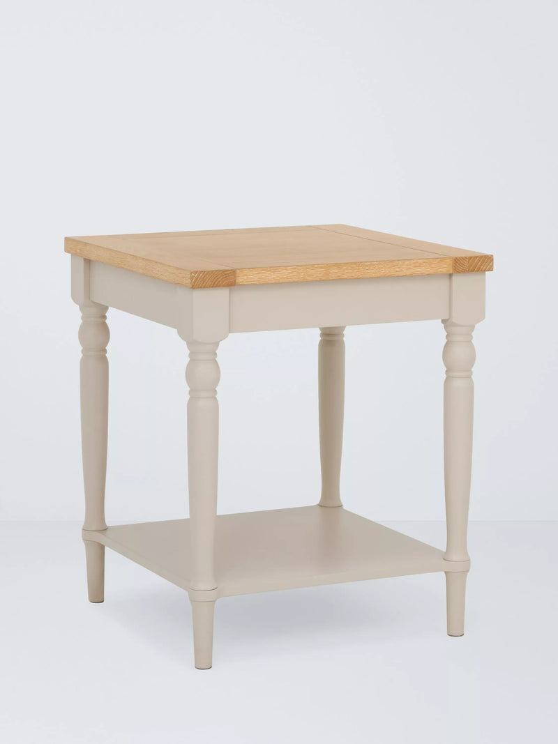 John Lewis Foxmoor side table in oak and natural finish - British product