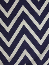 John Lewis Montreux Fabrics Zigzag Jersey Fabric Blue/White 150cm- Buy online at McGrocer