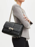 Aspinal of London Lottie Large quilted leather shoulder bag (British brand)