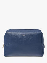 John Lewis Aspinal of London Pebble Leather Toiletry Bag Large- Buy online at McGrocer