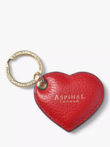 John Lewis Aspinal of London Small Leather Heart Keyring- Buy online at McGrocer